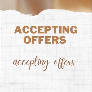 Accepting SERIOUS offers